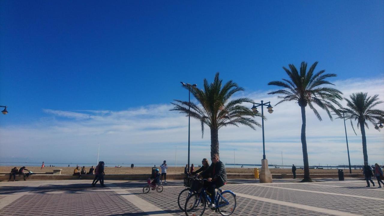 Beach Luxury Apartment Valencia Bagian luar foto